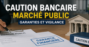Caution bancaire dans un marché public avec garanties financières et document contractuel