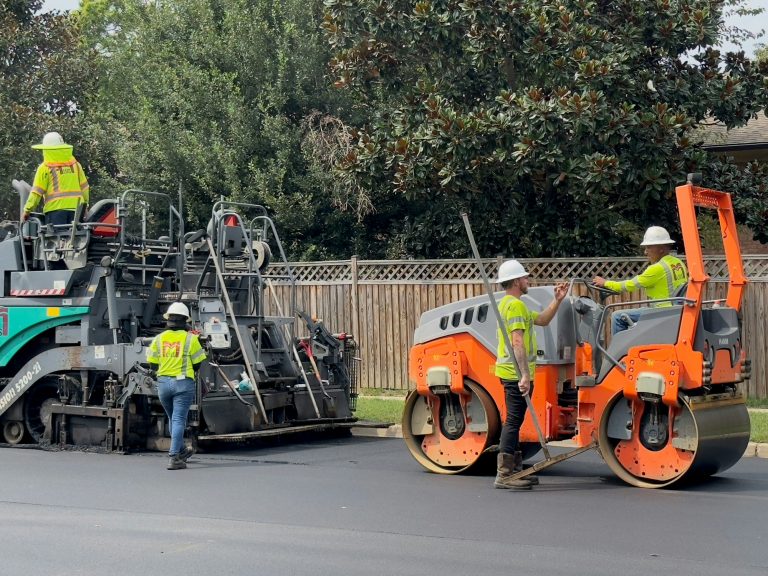 Chantier de voirie intégrant des clauses d'insertion