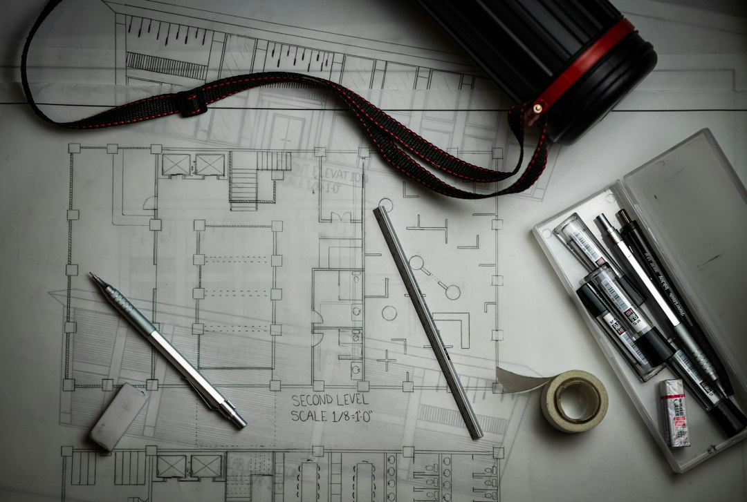 Plans d'un projet de travaux avec PSE dans un marché public