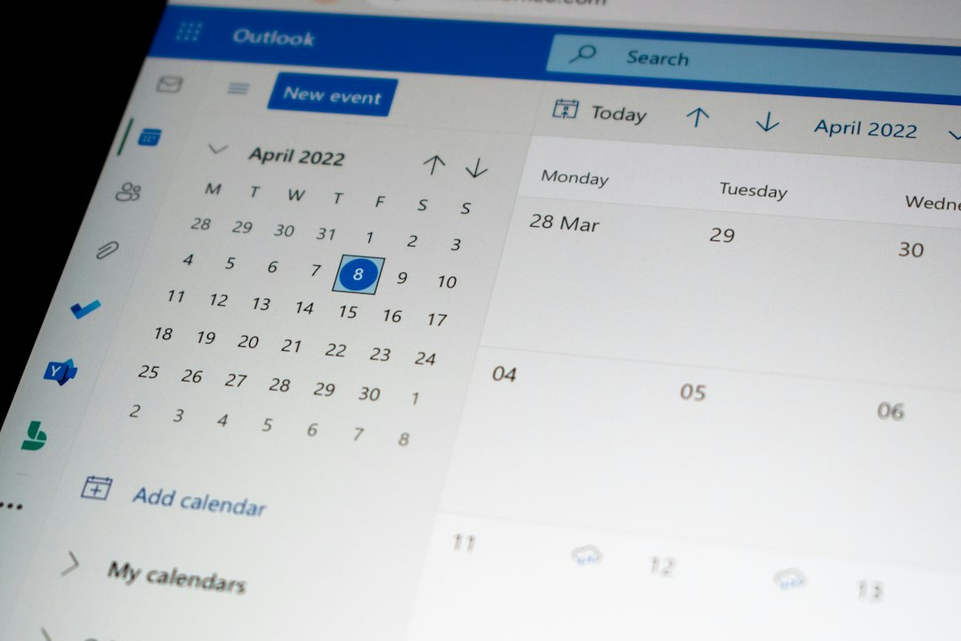 Écran affichant un calendrier pour suivre le délai global de paiement des factures